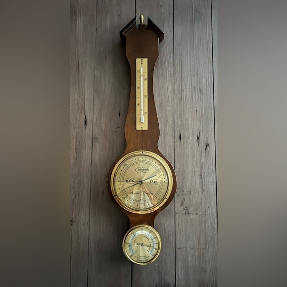 Gischard Germany Other - Vintage Gischard Germany Mid Century Modern Banjo Barometer Weather Station